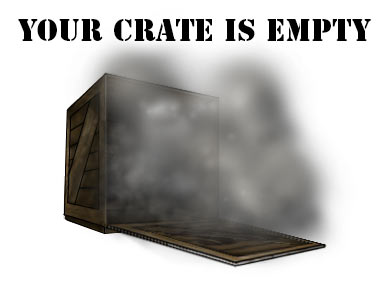 Your crate is empty.