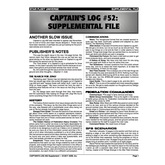 Captain's Log #52 Supplement