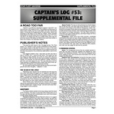 Captain's Log #53 Supplement