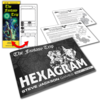 Hexagram-issue-1-with-bookmark-and-postcards-b