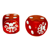 Cthulhu 19mm d6 Dice (Red Pearl)
