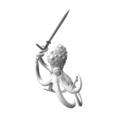 Foes: Octopus Warrior with 2-Handed Sword