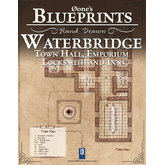 Øone's Blueprints Hand Drawn: Waterbridge: Town Hall, Emporium, Locksmith and Inn