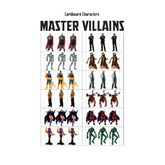 Cardboard Characters - Master Villains