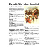 The Noble Wild Holiday Bonus Pack