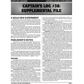 Captain's Log #38 Supplement