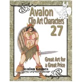 Avalon Clip Art Characters, Barbarian 1