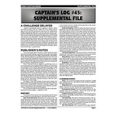Captain's Log #45 Supplement