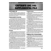 Captain's Log #46 Supplement