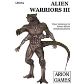 Paper Miniatures: Alien Warriors Set III